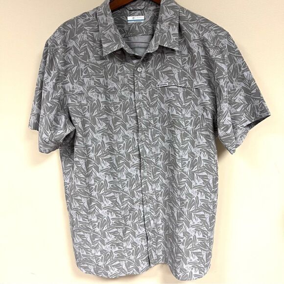 Columbia lightweight , quick dry fun print button down L - Picture 1 of 6